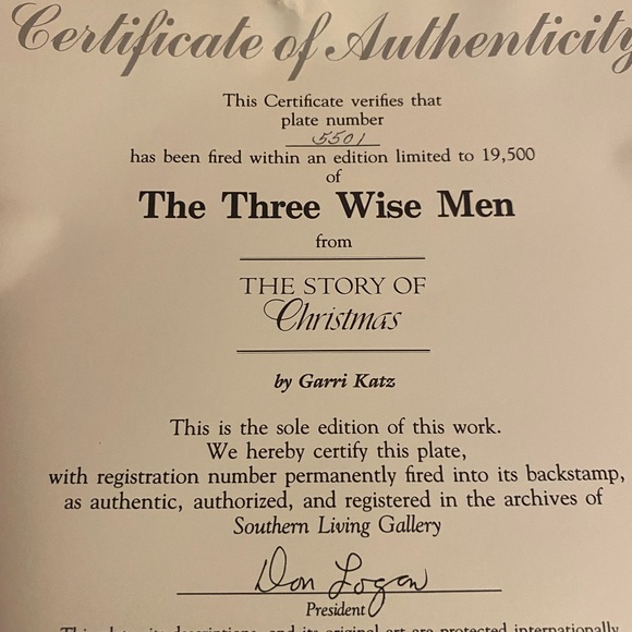 The Three Wise Men from The History of Christmas - Picture 5 of 7